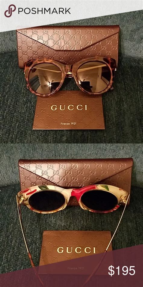 fake designer gucci sunglasses|authentic gucci sunglasses excellent condition.